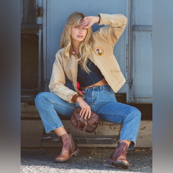 NWT Bed Stu Buffy Small Women’s Leather Crossbody Purse Teak Dip Dye - Picture 6 of 16